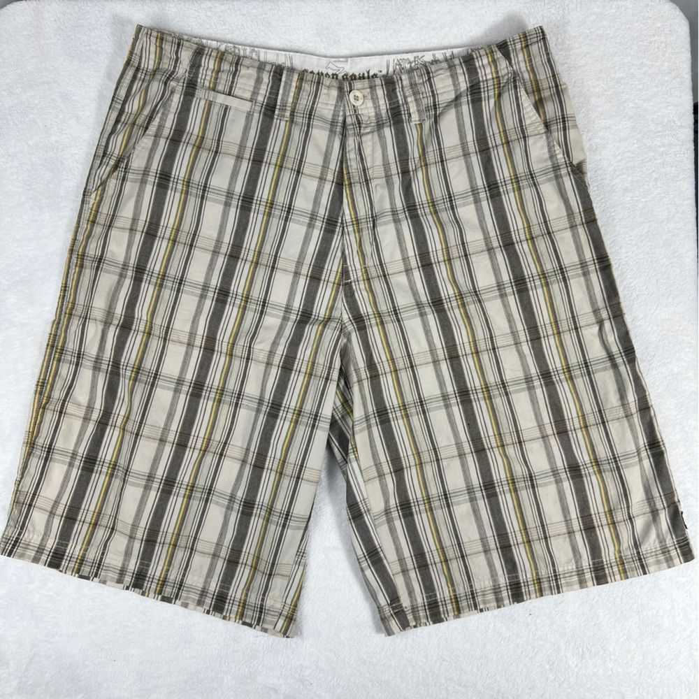 Seven Souls Plaid Chino Shorts 0415